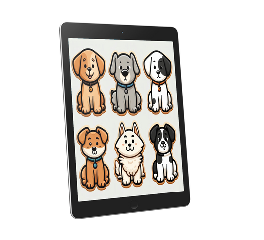 Dog Template - Freebie